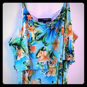 Hawaiian maxi dress